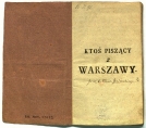 Franciszek Salezy Jezierski "Ktoś piszący z Warszawy" (strona tytułowa)