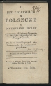 Franciszek Salezy Jezierski "O bez-krolewiach w Polszcze ..." (strona tytułowa)