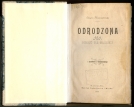 Cecylia Niewiadomska "Odrodzona. Powieść dla młodzieży"  (strona tytułowa)