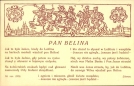 "Pan Belina" (pocztówka)