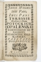 Benedykt Roszkowski "Jasnie wielmozney pani [...] Teressie, hrabinie z domu Potockich Opalenski, woiewodzinie sieradzkiey,staroscinie bolesławskiey [...]." (strona tytułowa)