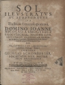 Mikołaj Smogulecki "Sol illustratus ac propugnatus [...] / ab [...] Ioanne Nicolao a Smogulecz Smogulecki [...]." (strona tytułowa)
