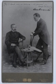 Henryk Sienkiewicz (z lewej) i Adam Krechowiecki (fot. Dawid Mazur, ok. 1895 r.)