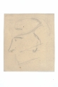 Cyprian Kamil Norwid, szkic głowy profilem (1841-1883 r.)