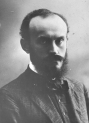 Józef Mirecki pseudonim "Montwiłł", jeden z przywódców Polskiej Partii Socjalistycznej - fotografia portretowa.