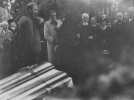 Pogrzeb artysty malarza Franciszka Siedleckiego na cmentarzu Rakowickim w Krakowie we wrześniu 1934 r.