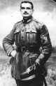 Pułkownik Bolesław Mościcki, dowódca 1 Pułk Ułanów Krechowieckich. Fotografia portretu.