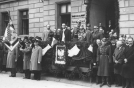 Uroczystość poświęcenia sztandaru Związku Peowiaków w Poznaniu w kwietniu 1933 r.