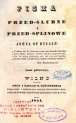 "Pisma przed-ślubne i przed-splinowe Johna of Dycalp. T. 1-2."