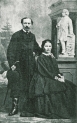 Lubin Olewiński z żoną.