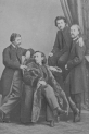 Jan Matejko, Parys Filippi, Józef Szujski, Józef Brandt.