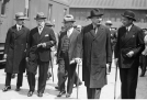 Wyjazd z Warszawy delegacji polskiej na konferencję w Lozannie w sprawie reparacji wojennych w czerwcu 1932 roku.
