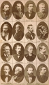 Tableau z portretami malarzy i pisarzy z około 1880 r.