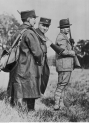 Ambasador RP we Francji Juliusz Łukasiewicz na polowaniu zorganizowanym dla dyplomatów przez prezydenta Francji Alberta Lebruna w październiku 1936 r.