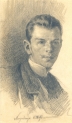Autoportret Stanisława Sawiczewskiego.