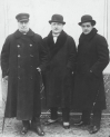 Mieczysław Frenkiel, Jozef Węgrzyn i Mieczysław Rudkowski.