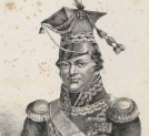 Jan Henryk Dąbrowski w litografii Adolfa Piwarskiego (?)