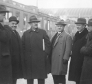 Profesor Kazimierz Bartel przed wyjazdem do Lwowa w 1932 r.