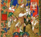 Wizerunek św. Stanisława namalowany przez Stanisława Samostrzelnika w XVI wieku.