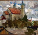 "Kościół wśród drzew" (lub "Kościół św. Jakuba w Wilnie")  Michała Rouby.