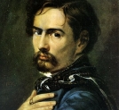 Autoportret Bolesława Michała Rusieckiego z 1852 roku.