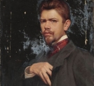 "Autoportret"  Władysława Skoczylasa.