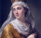 "Portret królowej Jadwigi Andegaweńskiej" Marcelego  Bacciarellego.