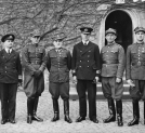 Oficerowie armii polskiej przetrzymywani w Oflagu IVC Colditz, 1940 rok.