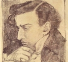 "Autoportret" Henryka Szczyglińskiego.