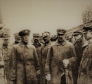 Naczelny Wódz J. Piłsudski i ataman Petlura na dworcu kolejowym w Winnicy w maju 1920 r.