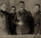 Sztab 1 Dywizji Litewsko-Białoruskiej z gen. Wacławem Iwaszkiewiczem-Rudoszańskim, 1919 r.