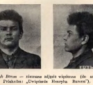 Henryk Baron na zdjęciach więziennych.