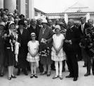 Wizyta Aleksandry Piłsudskiej na Powszechnej Wystawie Krajowej w Poznaniu w sierpniu 1928 roku.
