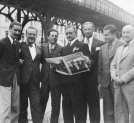 Artyści polscy przebywający w Berlinie w związku z synchronizacją filmu "Dziesięciu z Pawiaka" w 1931 roku.