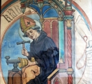„Święty Longin, patron dzwonkarzy" rysunek Jana Matejki, stanowiący projekt polichromii do Kościoła Mariackiego w Krakowie.