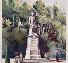 Pomnik Kilińskiego we Lwowie Kiliński-Monument in Lemberg.