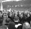 Poświęcenie zapory wodnej na Sole w Porąbce 13.12.1936 r.