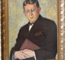Portret olejny Ludwika Kobieli namalowany przez Józefa Krzyżaka.