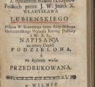 "Historya polska" Władysława Łubieńskiego.