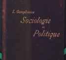 "Sociologie et politique" Ludwika Gumplowicza.