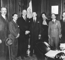 Wizyta delegacji m. Warszawy z prezydentem m.st. Warszawy Stefanem Starzyńskim w Nowym Jorku w październiku 1935 roku.