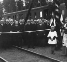 Otwarcie linii kolejowej Porzecze - Druskieniki 7.10.1934 r.