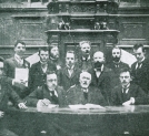 Biuro stenograficzne Sejmu lwowskiego z r. 1896.