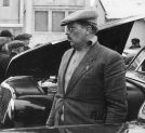 Uczestniczący w rajdzie samochodwym Touring Klubu Witold Rychter w marcu 1939 roku.