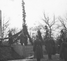 Odsłonięcie pomnika Józefa Piłsudskiego w Modlinie w 1928 roku.