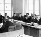 Posiedzenie komisji budżetowej Sejmu w celu rozpatrzenia budżetu Ministerstwa Sprawiedliwości  12.01.1937 r.