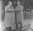 Raul Koczalski i Feliks Nowowiejski podczas pobytu w Ciechocinku w 1937 roku.