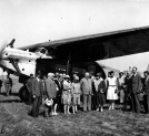 Lot nad terenem Powszechnej Wystawy Krajowej w Poznaniu  we wrześniu 1929 roku.