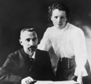 Pierre Curie i Maria Skłodowska Curie.