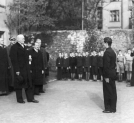 Uroczystość poświęcenia nowego osiedla Towarzystwa Przyjaciół Dzieci Ulicy w Warszawie z udziałem prezydenta RP Ignacego Mościckiego, 20.10.1938 r.